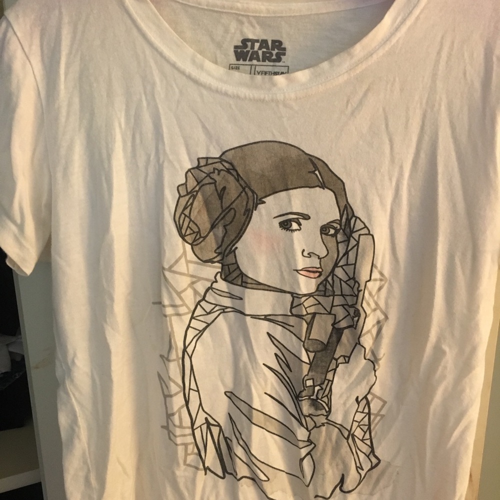 Women’s Princess Leia Star Wars shirt